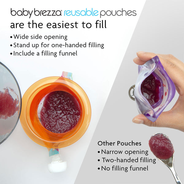 Reusable Baby Food Pouches - 10 Pack - product thumbnail